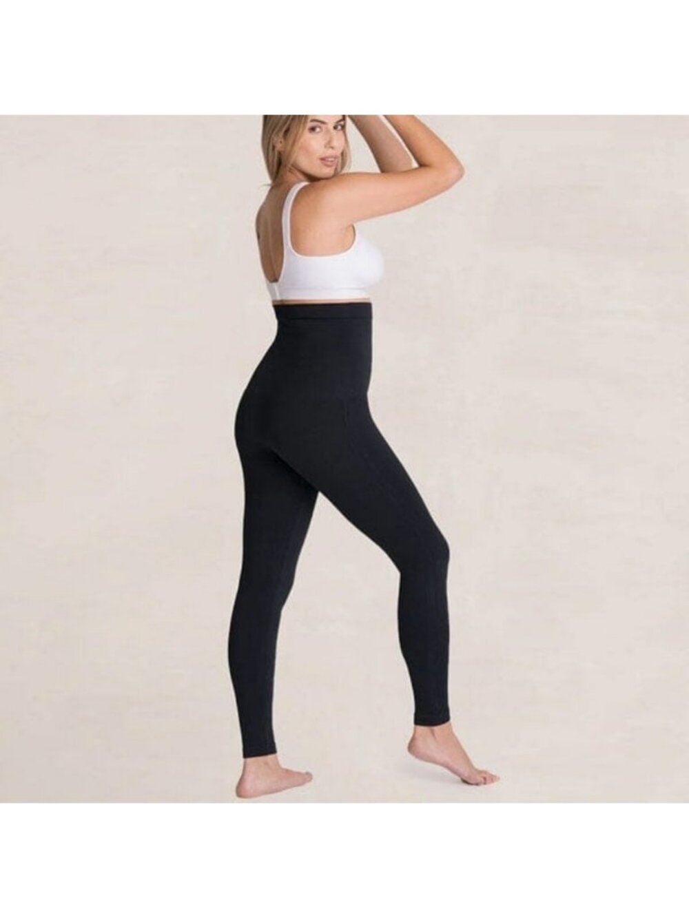 Shapermint Slim Shaper Slimming High Rise Black Pants Leggings Women’s Medium